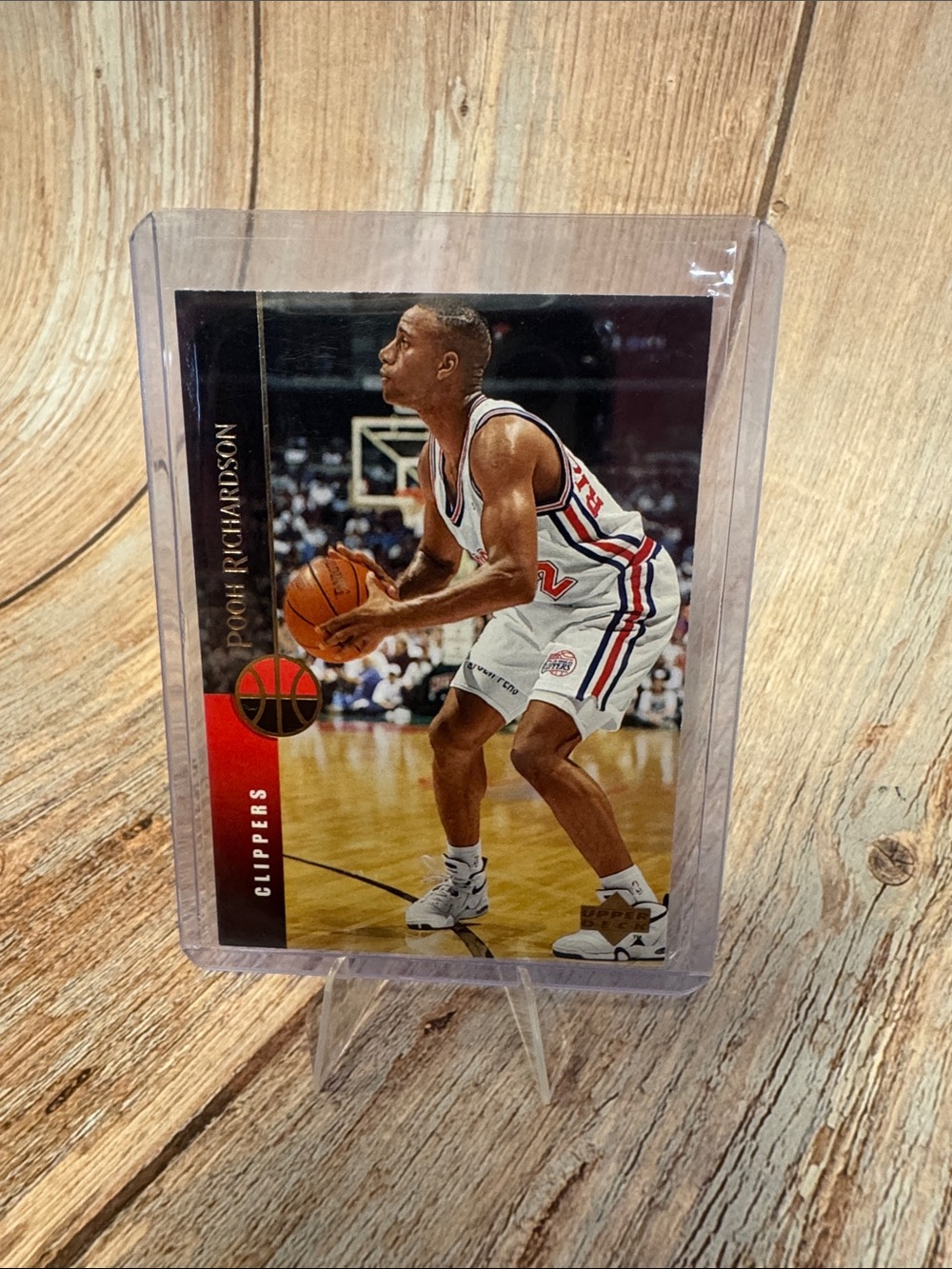 VTG 1995 Upper Deck Pooh Richardson #252 Basketball Trading Card Item #PHK1774